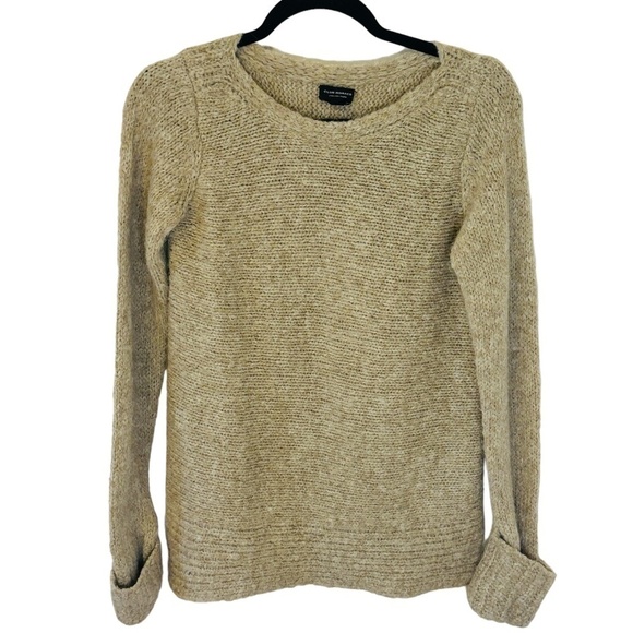 CLub Monaco Brown Alpaca Wool Neutral Sweater SZ small - Picture 2 of 11